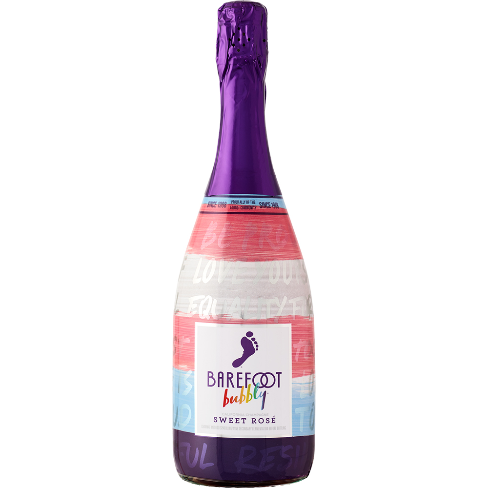 Barefoot Bubbly Sweet Rose Pride Edition | GotoLiquorStore