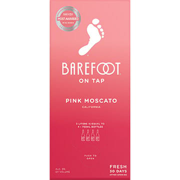Barefoot On Tap Pink Moscato