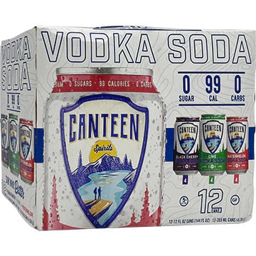 Canteen Vodka Soda Variety Pack