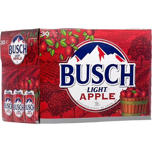 busch light apple koozie