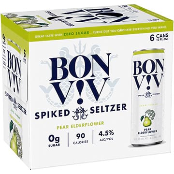 Bon & Viv Spiked Seltzer Pear Elderflower