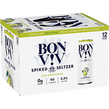 Bon & Viv Spiked Seltzer Pear Elderflower