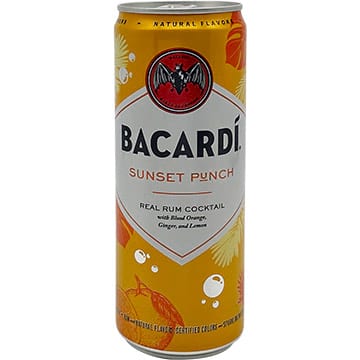 Bacardi Sunset Punch Real Rum Cocktail