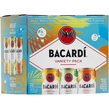 Bacardi Real Rum Cocktail Variety Pack