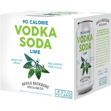 Devils Backbone Vodka Soda Lime
