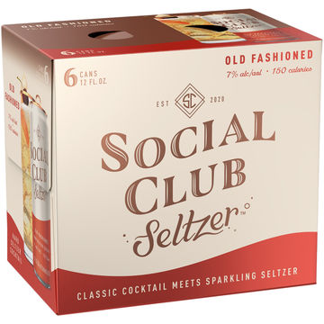 Social Club Seltzer Old Fashioned