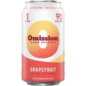 Omission Hard Seltzer Grapefruit