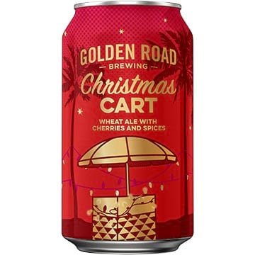 Golden Road Christmas Cart