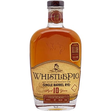 WhistlePig 10 Year Old Single Barrel Rye