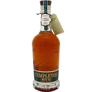 Templeton Single Barrel Rye Whiskey