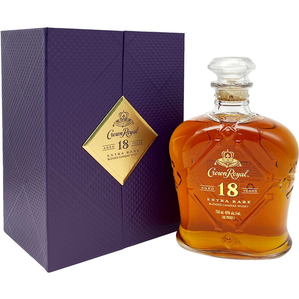 Crown Royal Extra Rare 18 Year Old With Box Gotoliquorstore