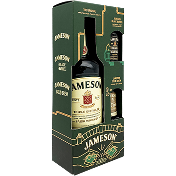 Jameson Irish Whiskey Gift Set with Two 50ml Black Barrel & Cold Brew