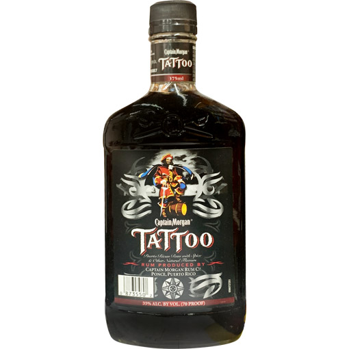 Captain Morgan Tattoo Rum - 750ml – Liquor Freight