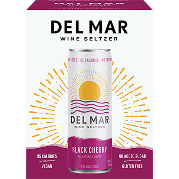 Del Mar Black Cherry Wine Seltzer