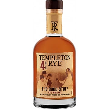 Templeton 4 Year Old Rye Whiskey