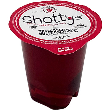Shottys Strawberry Gelatin Shots