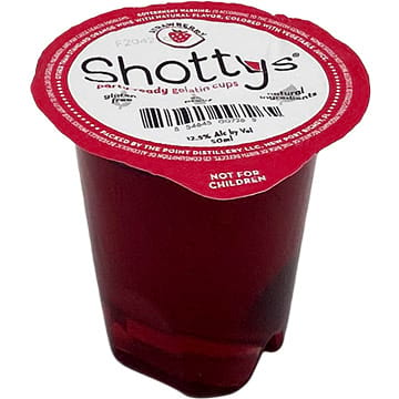 Shottys Strawberry Gelatin Shots