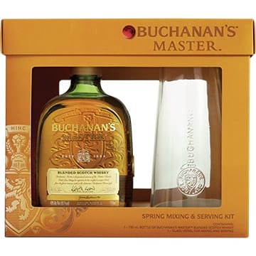 Buchanan's Master Gift Set with Glass Pitcher