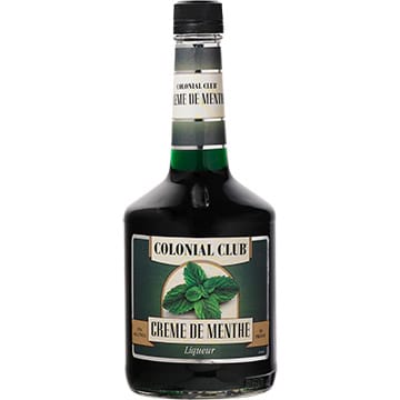 Colonial Club Creme de Menthe Green Liqueur