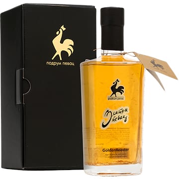 Podrum Pevac Quince Brandy with 23 Carat Gold Leafs