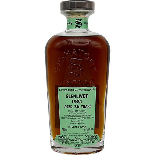 Signatory Vintage 30th Anniversary Glenlivet 36 Year Old