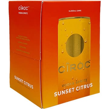 Ciroc Vodka Spritz Sunset Citrus