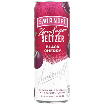 Smirnoff Zero Sugar Seltzer Black Cherry