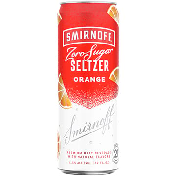 Smirnoff Zero Sugar Seltzer Orange