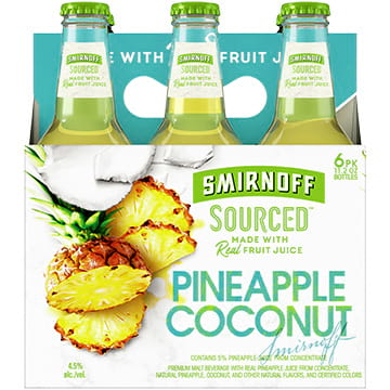 Smirnoff Sourced Pineapple Coconut