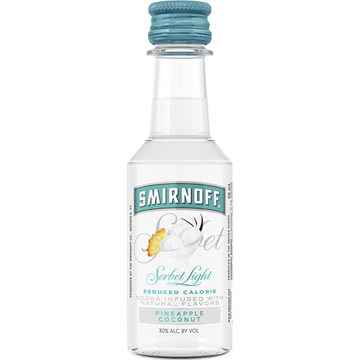 Picture of Smirnoff Sorbet Light Pineapple Coconut Vodka