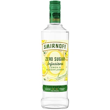 Smirnoff Zero Sugar Infusions Lemon & Elderflower Vodka