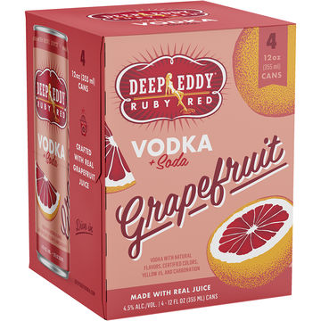 Deep Eddy Grapefruit Vodka Soda