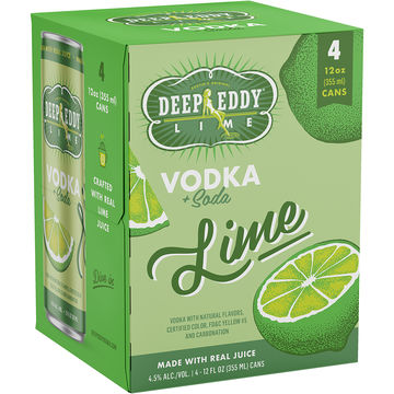 Deep Eddy Lime Vodka Soda