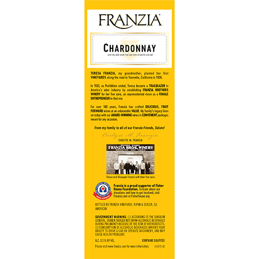Picture of Franzia Chardonnay