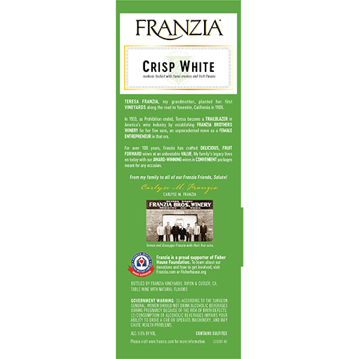 Picture of Franzia Crisp White