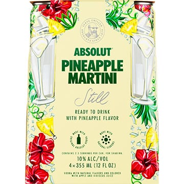 Absolut Pineapple Martini Cocktail