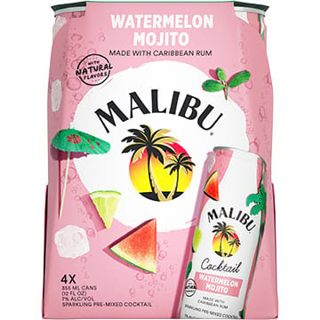 Malibu Watermelon Mojito Cocktail