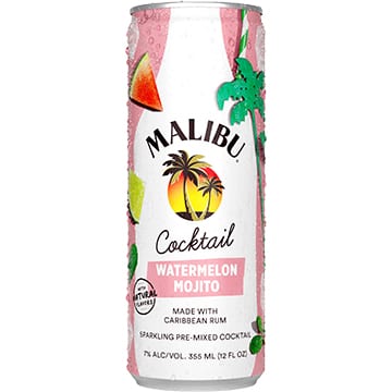 Malibu Watermelon Mojito Cocktail