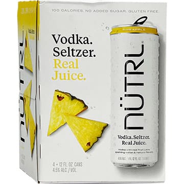 NUTRL Pineapple Vodka Seltzer