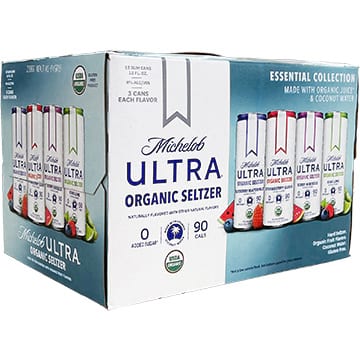 Michelob Ultra Organic Seltzer The Essential Collection Variety Pack