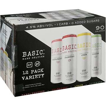 Basic Hard Seltzer Variety Pack