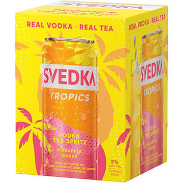 Svedka Tropics Pineapple Guava Vodka Tea Spritz