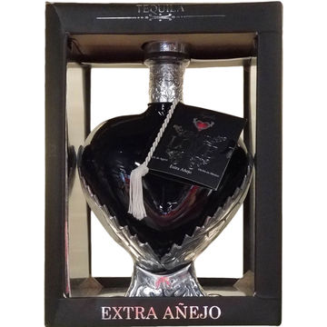 Grand Love Black Heart Extra Anejo Tequila