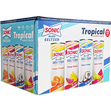 Sonic Hard Seltzer Tropical Variety Pack