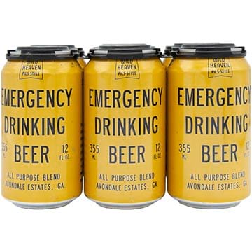 Wild Heaven Emergency Drinking Beer