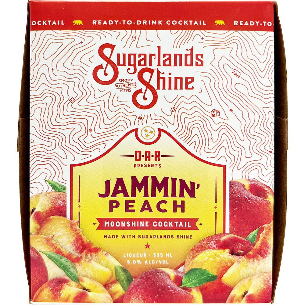 Sugarlands Shine Jammin' Peach Moonshine Cocktail GotoLiquorStore