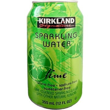 Kirkland Signature Lime Sparkling Water
