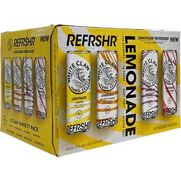 White Claw Hard Seltzer Refrshr Lemonade Variety Pack