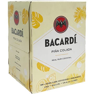 Bacardi Pina Colada Real Rum Cocktail