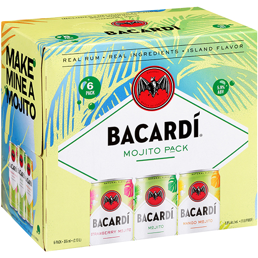 Picture of Bacardi Mojito Real Rum Cocktail Variety Pack